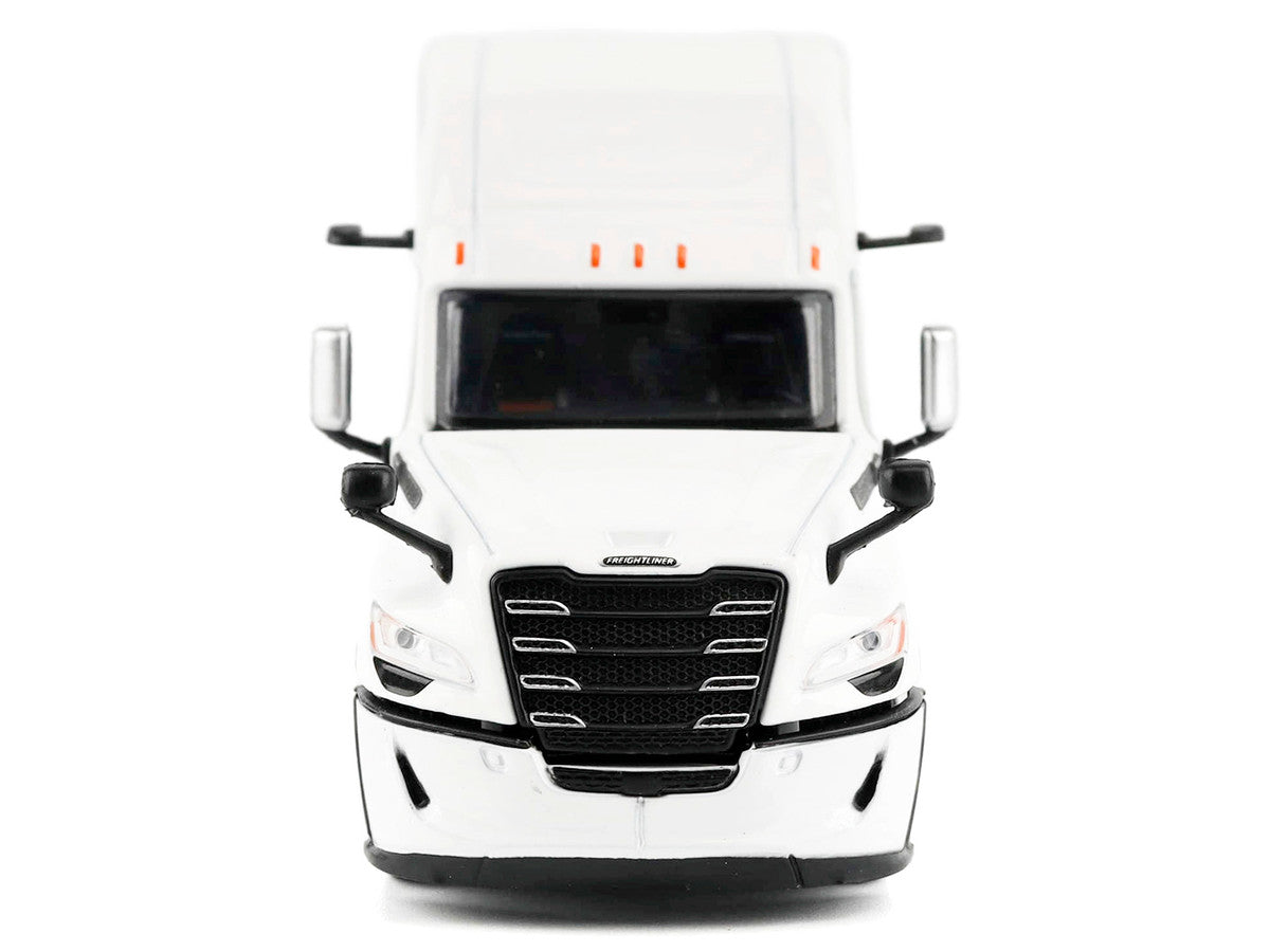 2025 Freightliner Cascadia Gen-5 Sleeper Cab Truck Tractor Winter White "Transport Series" 1/64 Diecast Model by Diecast Masters LuxuryLifeWay Online Store