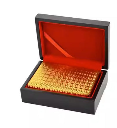 Playing Cards Gold Foil Playing Cards Waterproof CJD