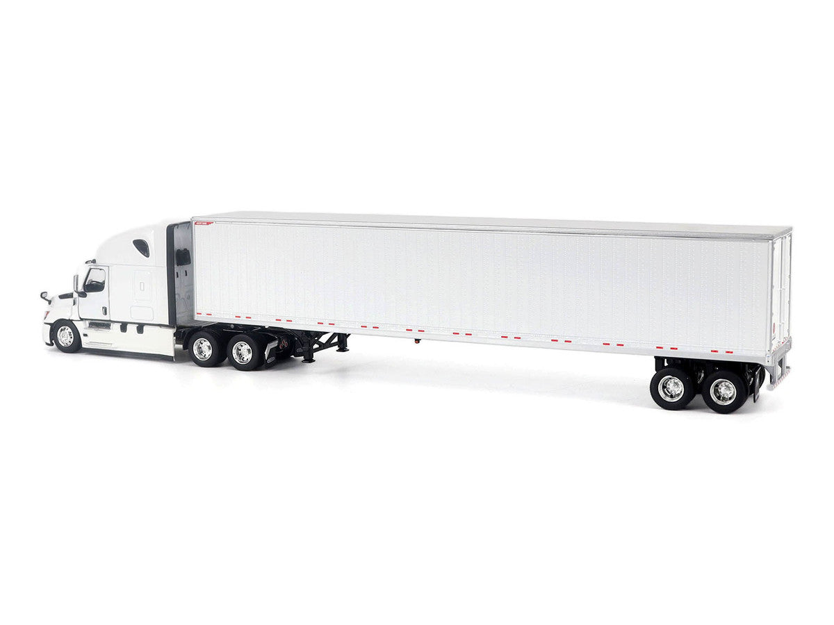 2025 Freightliner Cascadia Gen-5 Sleeper Cab Truck White with Great Dane Champion 53ft Dry Cargo Trailer "Transport Series" 1/50 Diecast Model by Diecast Masters LuxuryLifeWay Online Store