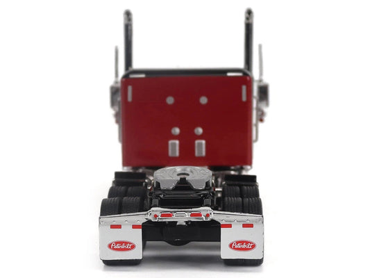 Peterbilt 589 Tandem-Axle Legendary Package Truck Tractor with 58" Sleeper Legendary Red "Transport Series" 1/64 Diecast Model by Diecast Masters LuxuryLifeWay Online Store