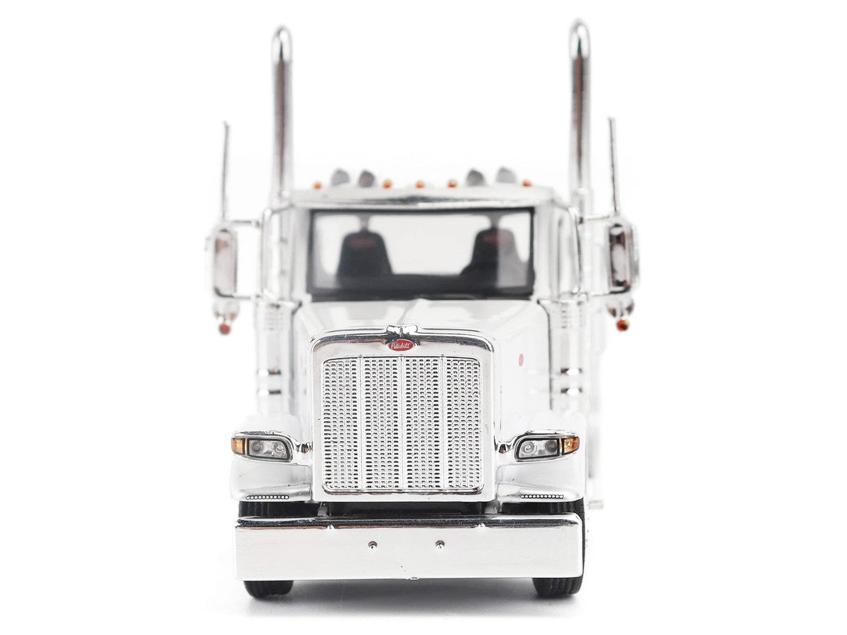 Peterbilt 589 Tandem-Axle Legendary Package Truck Tractor with 58" Sleeper White "Transport Series" 1/64 Diecast Model by Diecast Masters LuxuryLifeWay Online Store