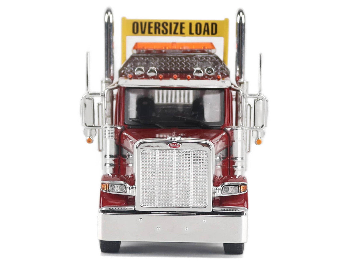 Peterbilt 589 Truck Tractor with Day Cab Legendary Red "Transport Series" 1/50 Diecast Model by Diecast Masters LuxuryLifeWay Online Store
