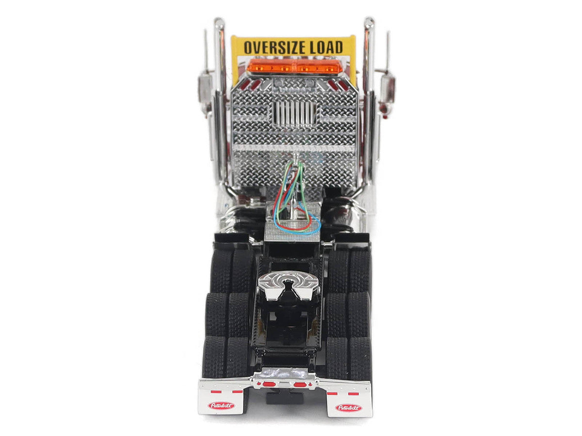 Peterbilt 589 Truck Tractor with Day Cab Legendary Red "Transport Series" 1/50 Diecast Model by Diecast Masters LuxuryLifeWay Online Store