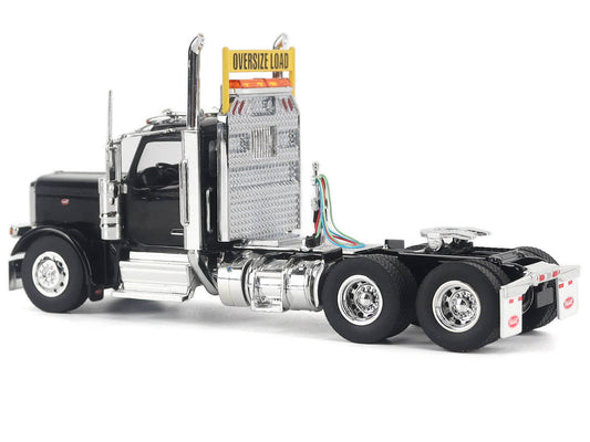 Peterbilt 589 Truck Tractor with Day Cab Black "Transport Series" 1/50 Diecast Model by Diecast Masters LuxuryLifeWay Online Store