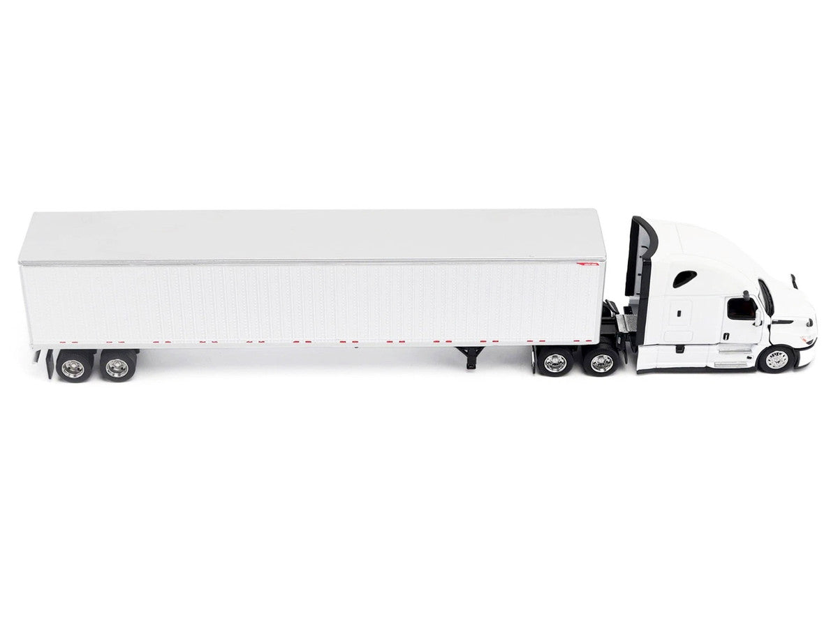 2025 Freightliner Cascadia Gen-5 Truck Tractor with Sleeper and Great Dane Champion 53ft Dry Cargo Trailer Winter White "Transport Series" 1/64 Diecast Model by Diecast Masters LuxuryLifeWay Online Store