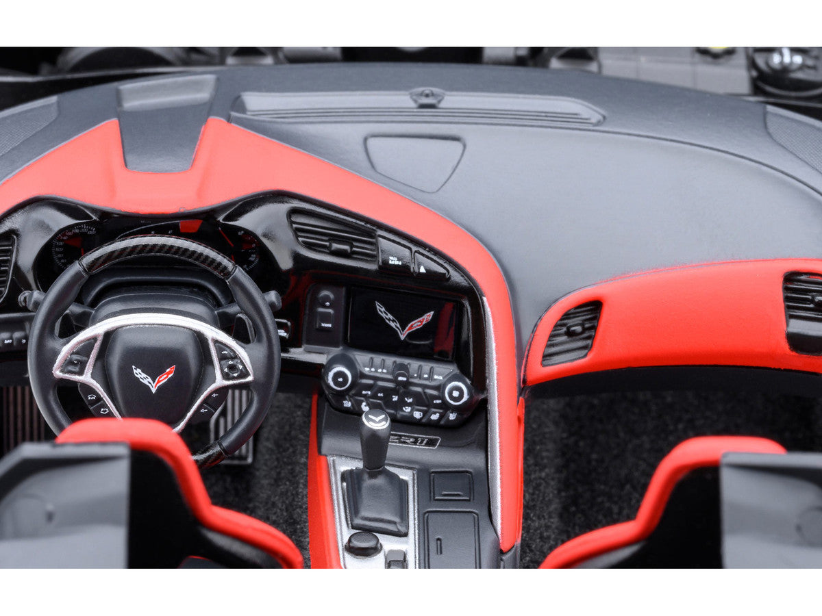2019 Chevrolet Corvette C7 ZR1 Ceramic Matrix Gray Metallic with Carbon Top 1/18 Model Car by Autoart LuxuryLifeWay Online Store