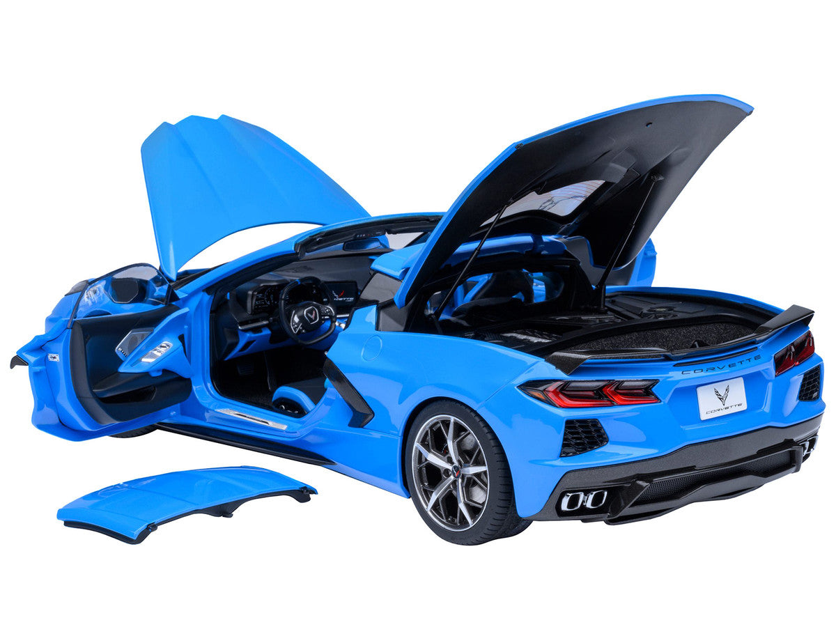 2020 Chevrolet Corvette C8 Stingray Rapid Blue 1/18 Model Car by Autoart LuxuryLifeWay Online Store
