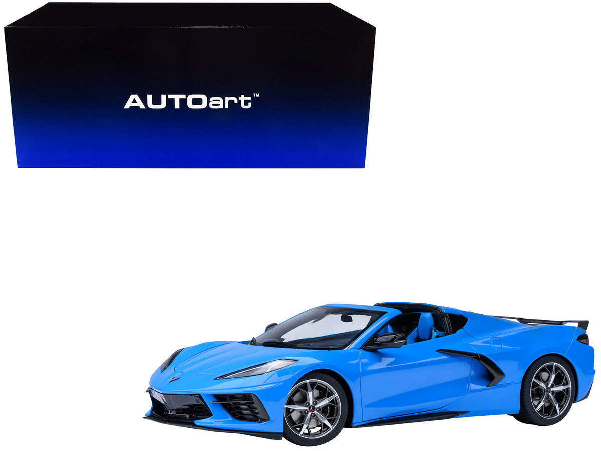 2020 Chevrolet Corvette C8 Stingray Rapid Blue 1/18 Model Car by Autoart LuxuryLifeWay Online Store