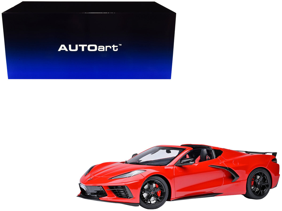 2020 Chevrolet Corvette C8 Stingray Torch Red 1/18 Model Car by Autoart LuxuryLifeWay Online Store
