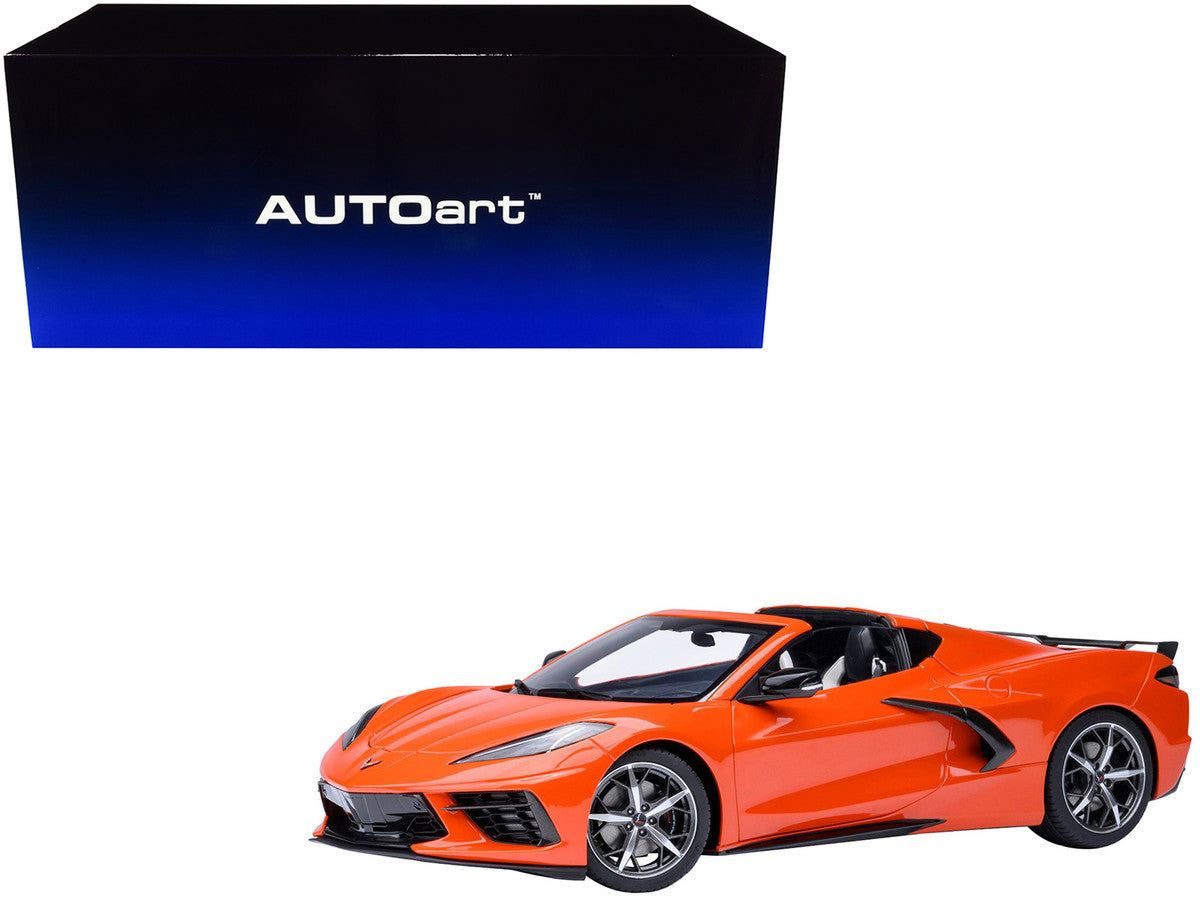 2020 Chevrolet Corvette C8 Stingray Sebring Orange 1/18 Model Car by Autoart LuxuryLifeWay Online Store
