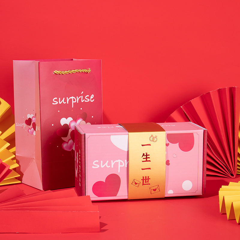 Qixi Valentine's Day Surprise Jump Box Birthday Gift LadyShow.Store