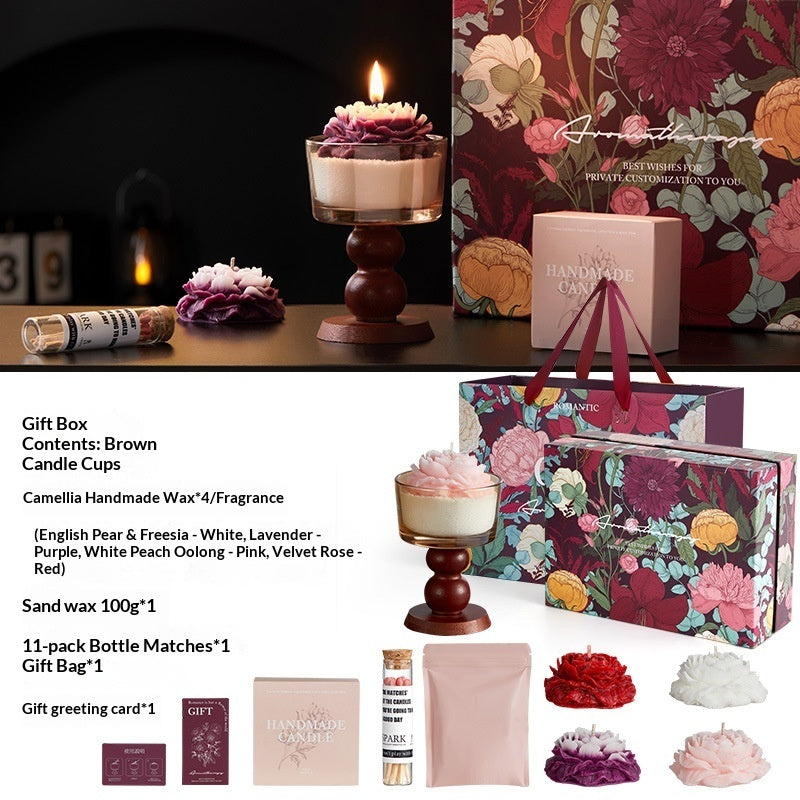 Blossom Tales Creative Valentines Day Aromatherapy Candle Gift Set LuxuryLifeWay Online Store