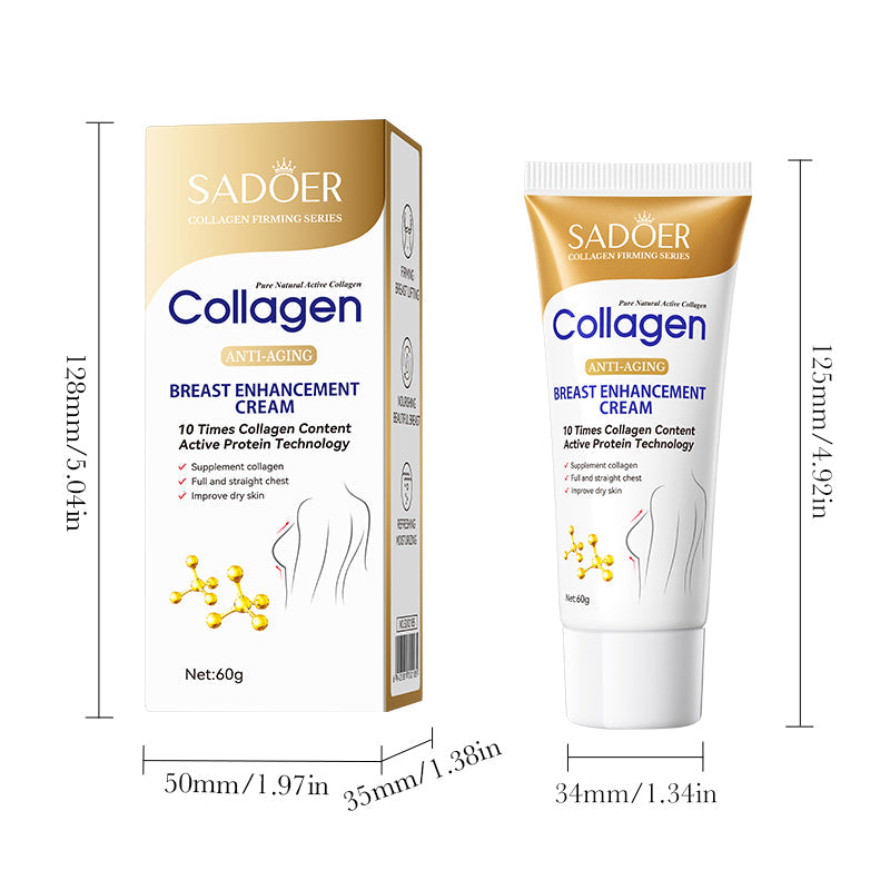 SADOER Collagen Anti-Aging Breast Enhancement Cream Foreign Version 60g Tri Light Beauty
