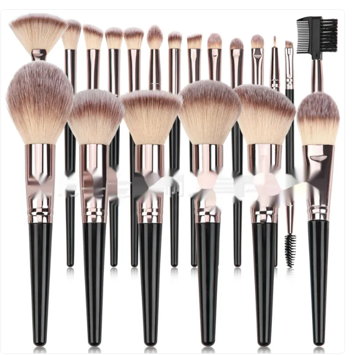 Black Makeup Brush Set – Face & Eyes LadyShow.Store