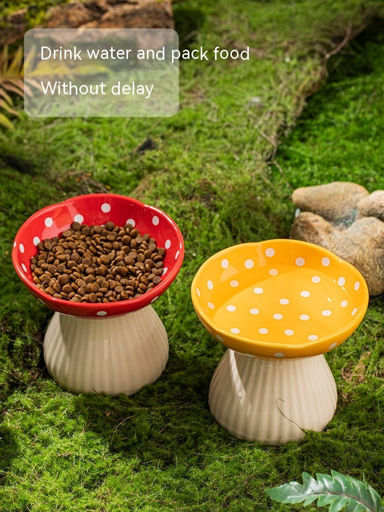 High Foot Protection Anti Roll Pet Products Cat Bowls Pets Fashion