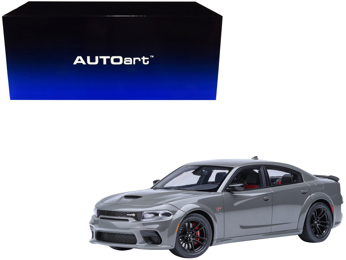 Dodge Charger Scat Pack Widebody Destroyer Gray 1/18 Model Car by Autoart LuxuryLifeWay Online Store