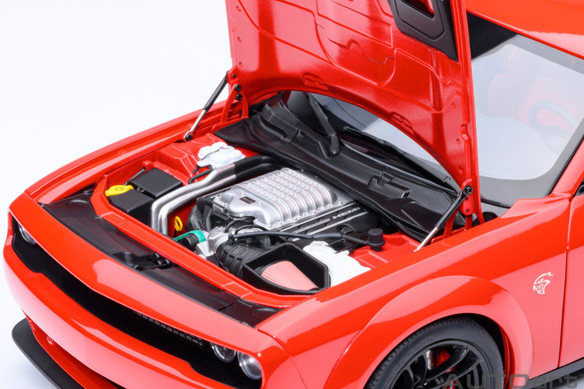 2022 Dodge Challenger SRT Jailbreak Torred with Red Interior 1/18 Model Car by Autoart LuxuryLifeWay Online Store