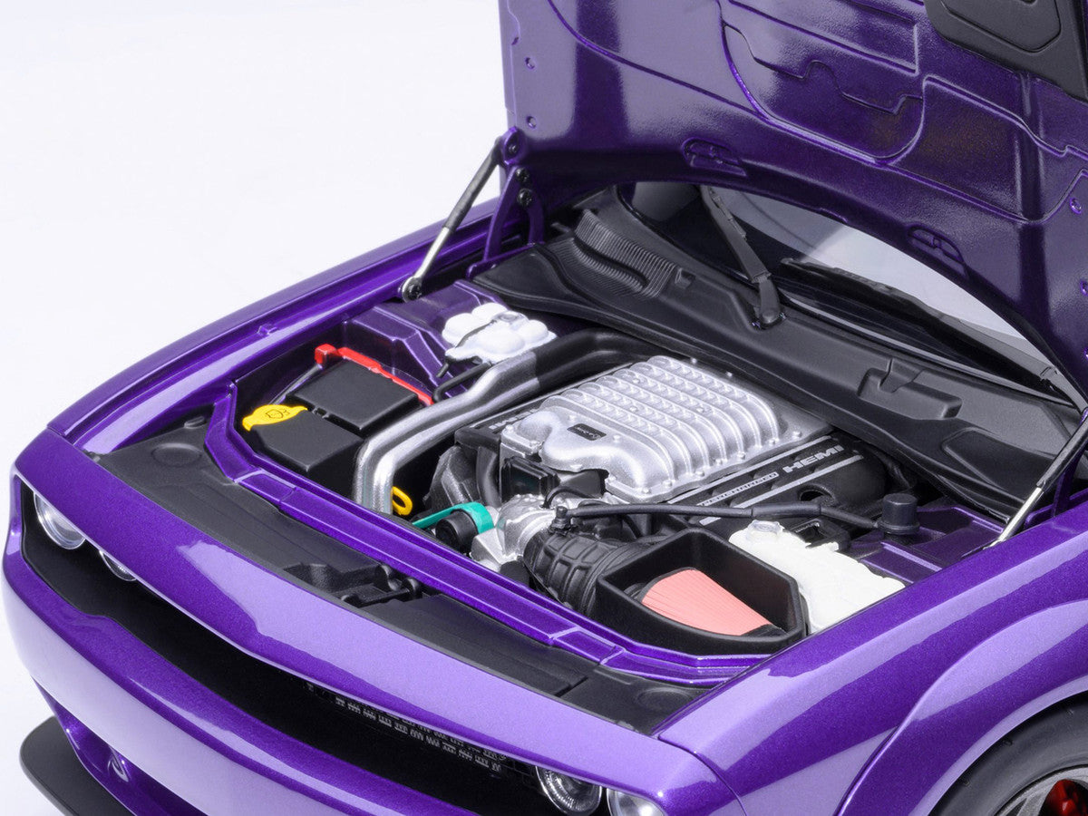 2023 Dodge Challenger SRT Super Stock Plum Crazy Purple 1/18 Model Car by Autoart LuxuryLifeWay Online Store