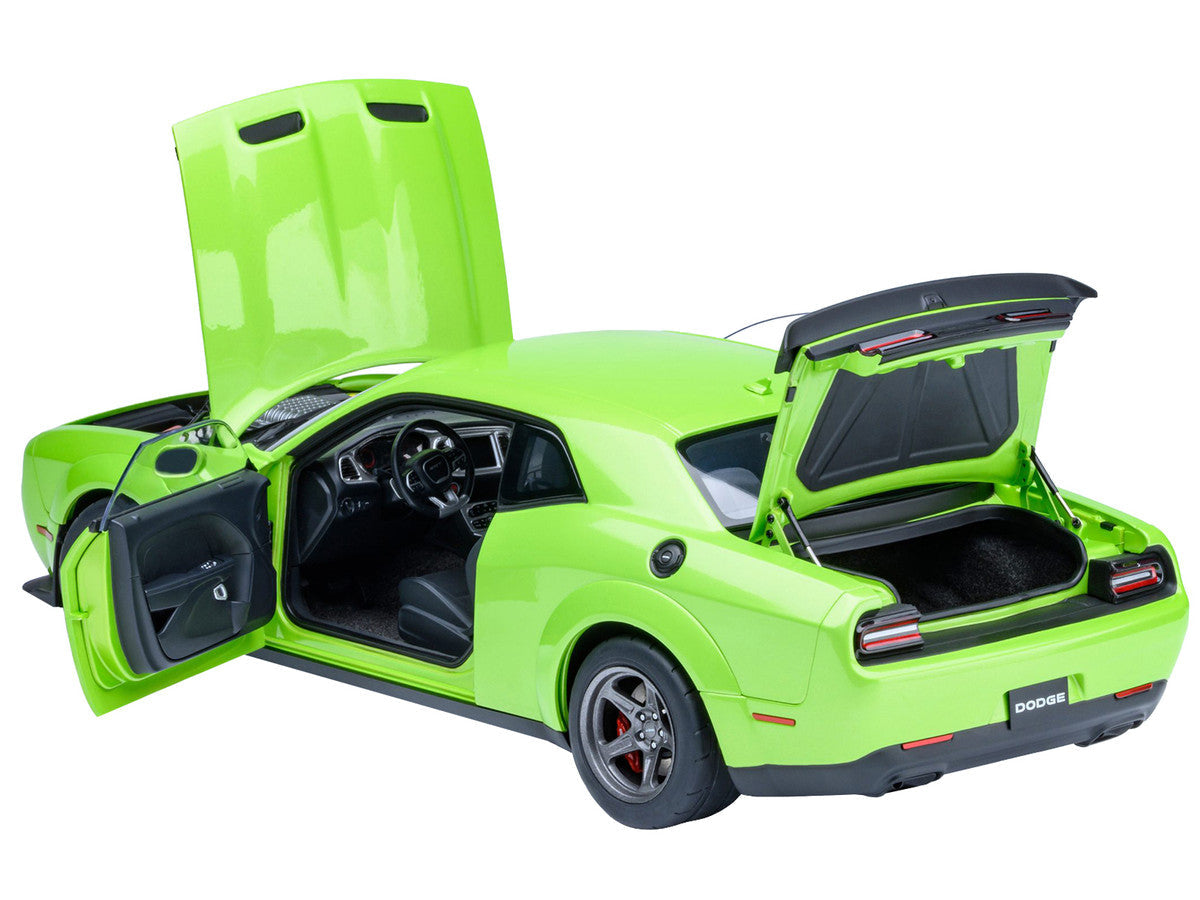 2023 Dodge Challenger SRT Super Stock Sublime Green 1/18 Model Car by Autoart LuxuryLifeWay Online Store