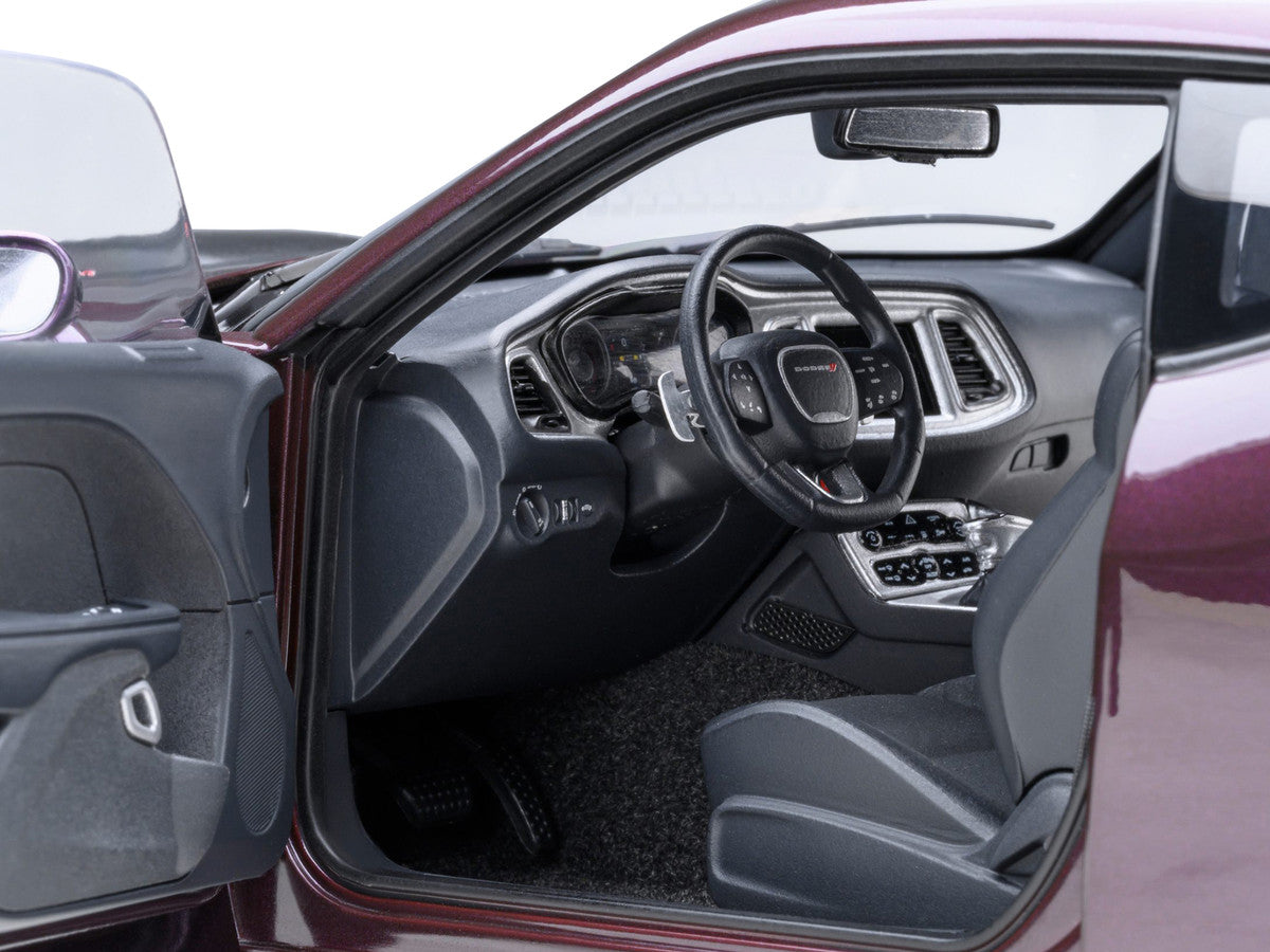 2022 Dodge Challenger R/T Scat Pack Widebody Hellraisin Purple Metallic 1/18 Model Car by Autoart LuxuryLifeWay Online Store