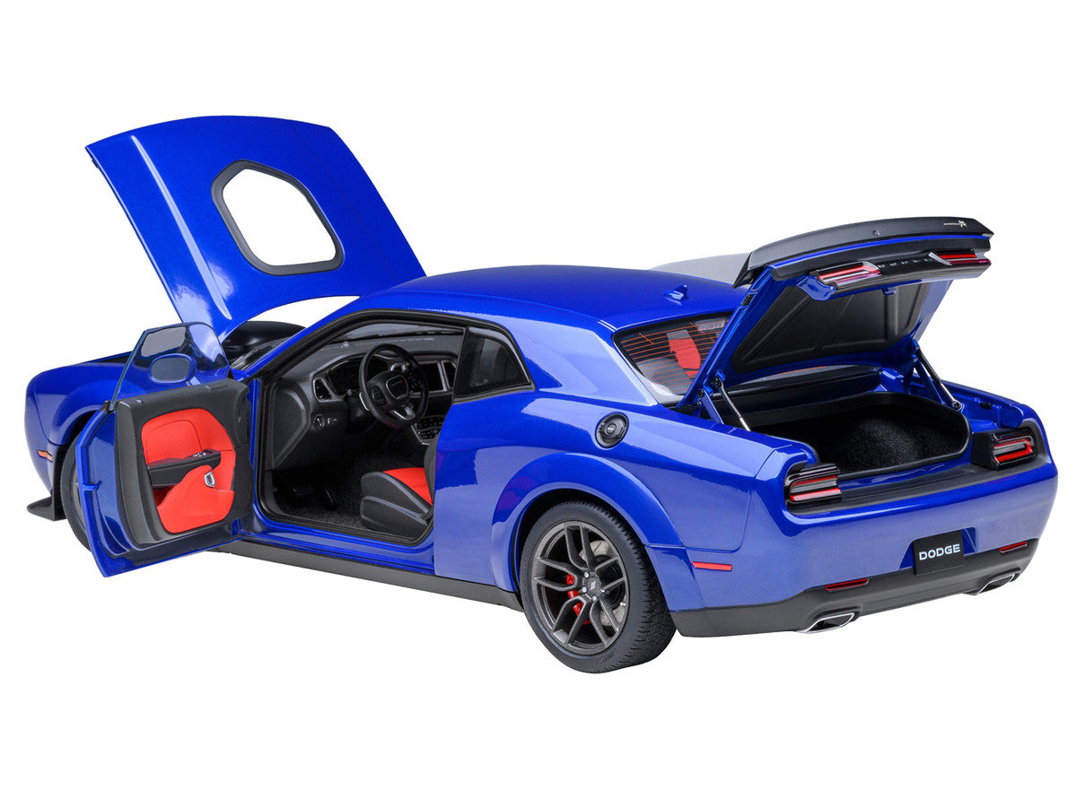 2022 Dodge Challenger R/T Scat Pack Widebody Indigo Blue 1/18 Model Car by Autoart LuxuryLifeWay Online Store