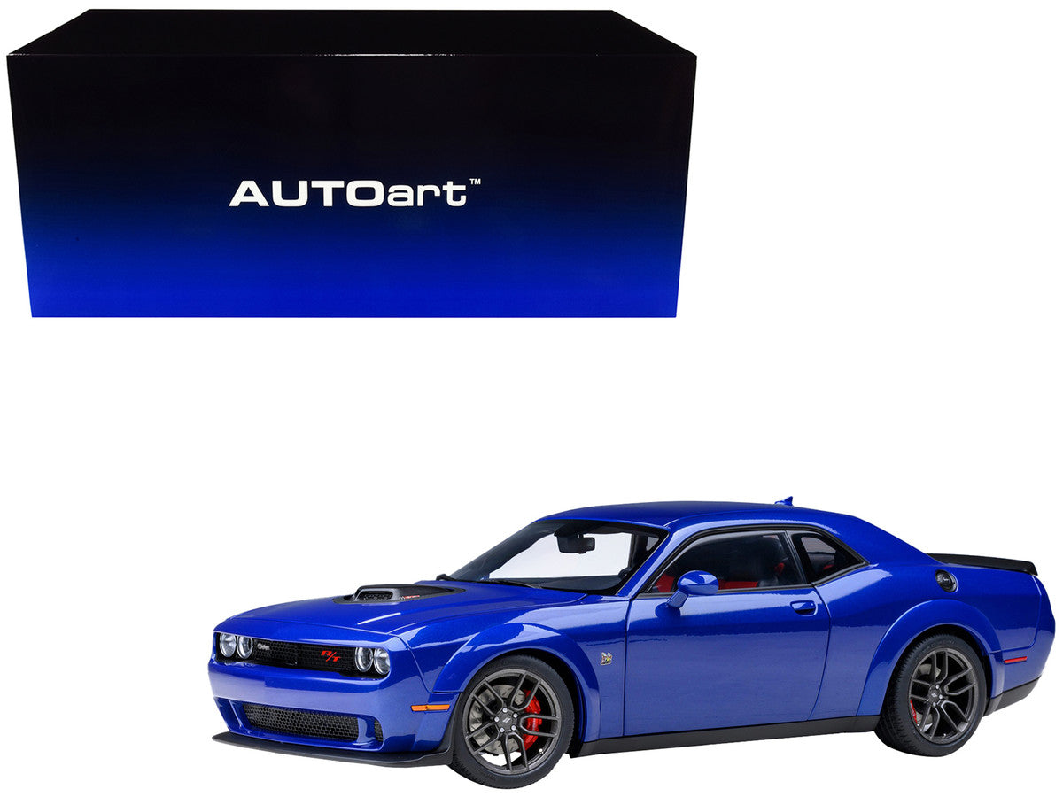 2022 Dodge Challenger R/T Scat Pack Widebody Indigo Blue 1/18 Model Car by Autoart LuxuryLifeWay Online Store