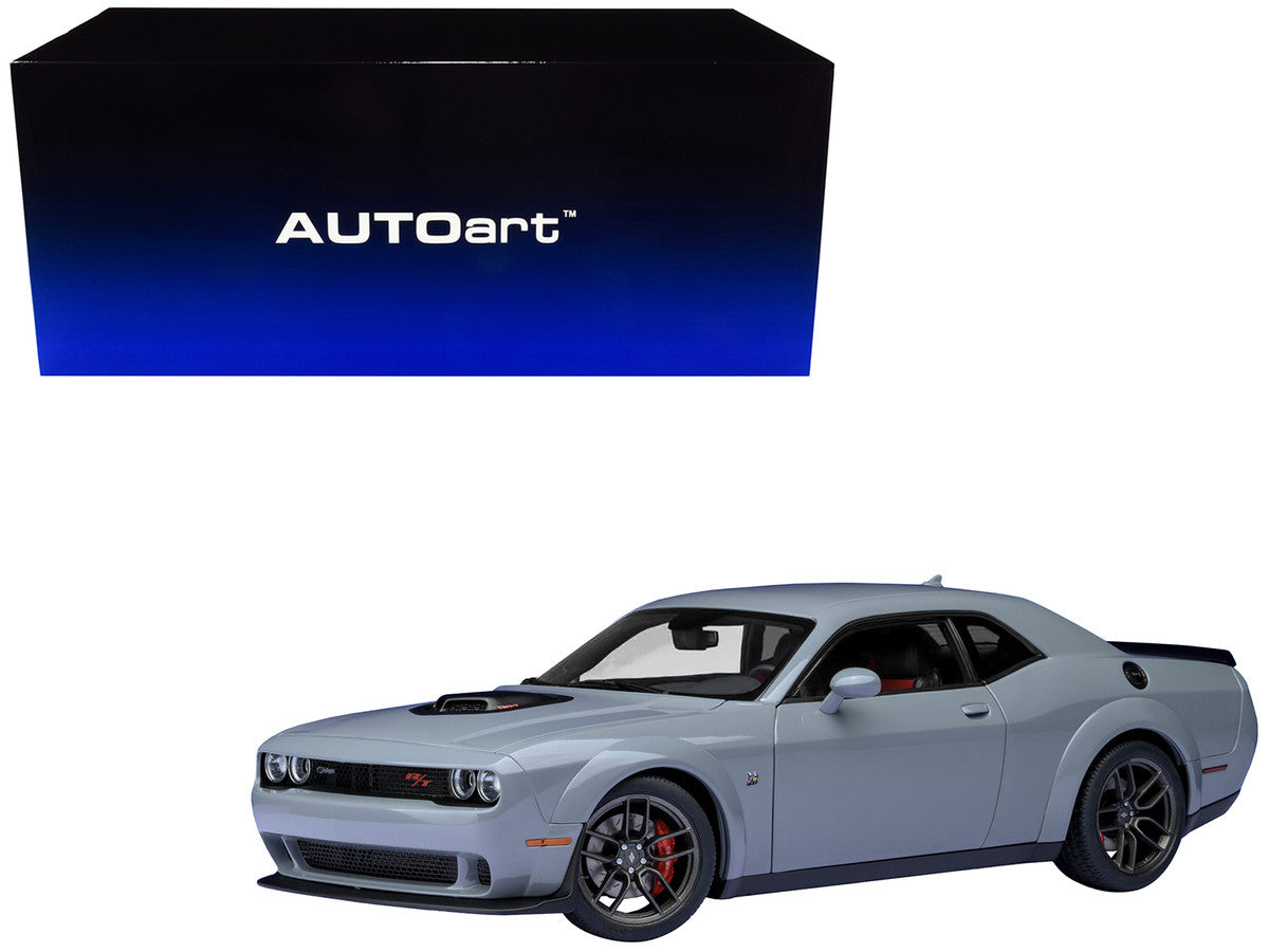 2022 Dodge Challenger R/T Scat Pack Widebody Smoke Show Gray 1/18 Model Car by Autoart LuxuryLifeWay Online Store