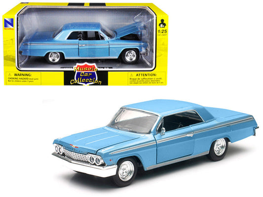 1962 Chevrolet Impala SS Blue 1/25 Diecast Model Car by New Ray LuxuryLifeWay Online Store
