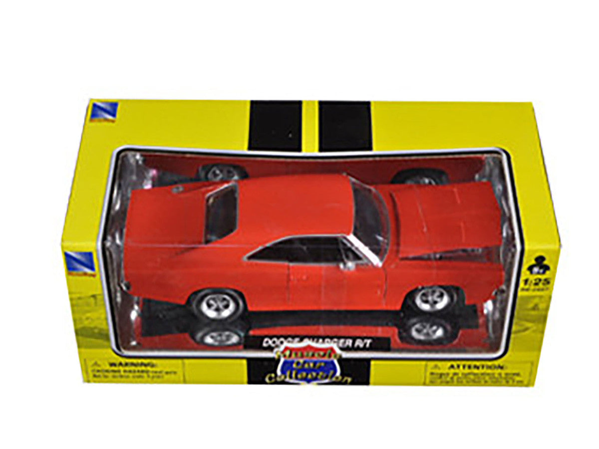 1969 Dodge Charger R/T Orange "Muscle Car Collection" 1/25 Diecast Model Car by New Ray LuxuryLifeWay Online Store