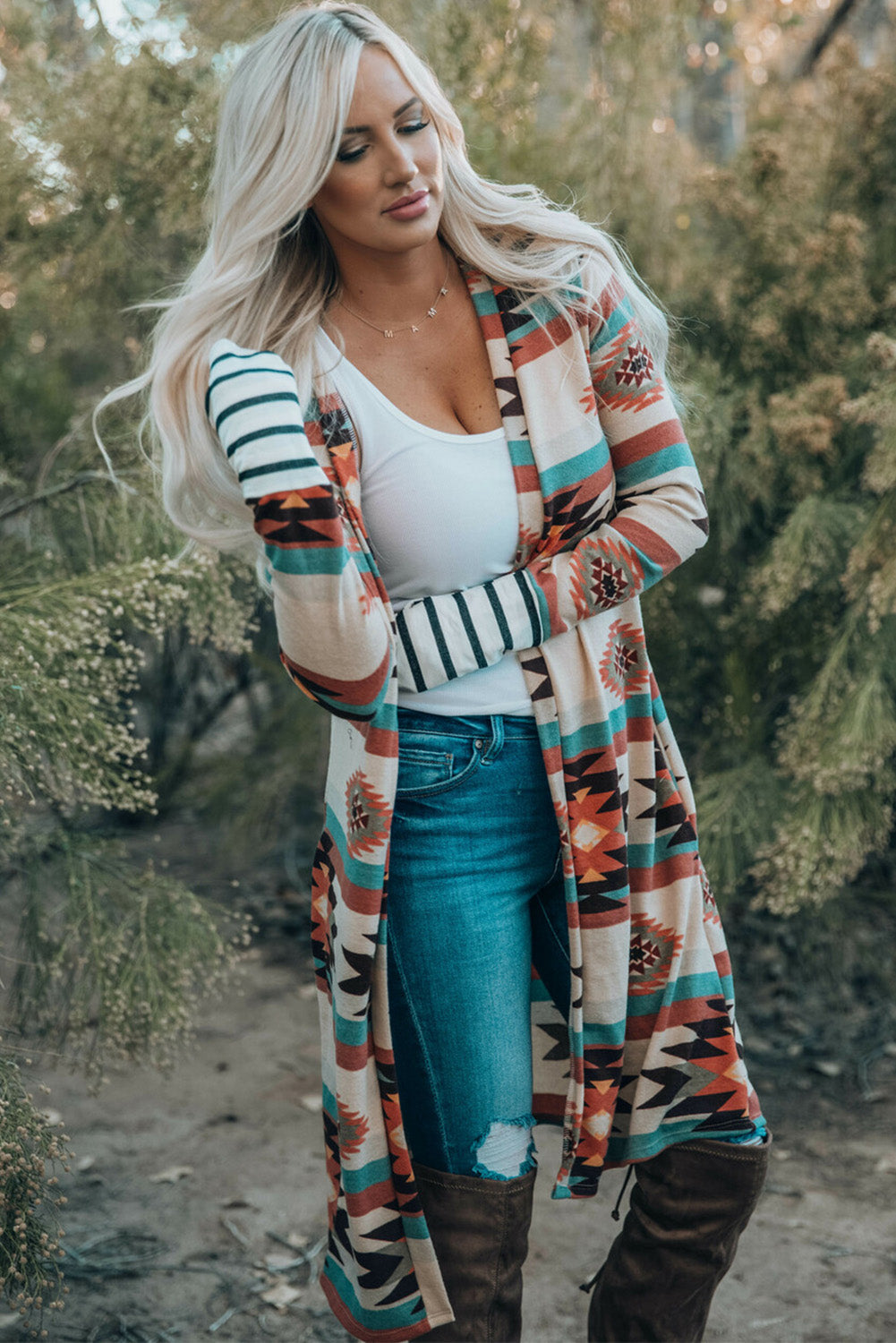 Paris Open Front Long Cardigan LuxuryLifeWay Online Store