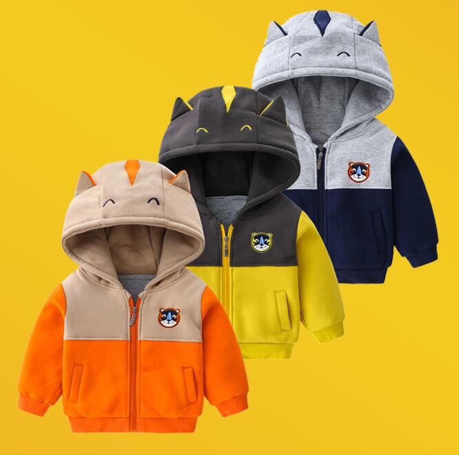 Simple Padded Hooded Jacket for Kids Pi-Mart