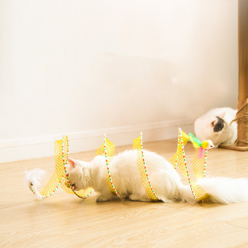 Foldable Storage Of Cat Tunnel Toys Pets Fashion