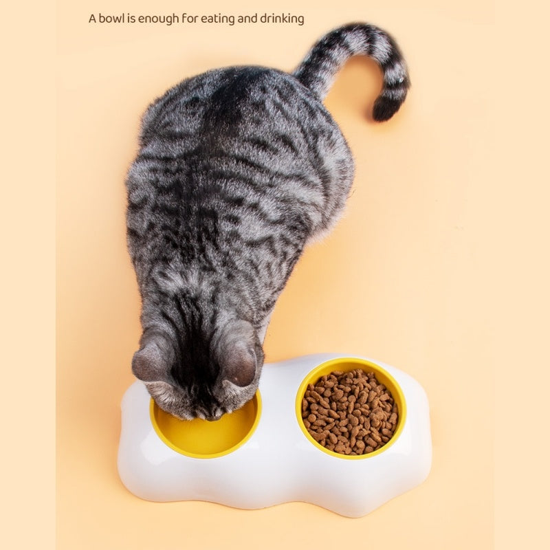 Double Dog Bowls Pet Water And Food Bowls Preventing Overturning Pet Feeder Bowls For Puppy Pet Supplies Accessories Pet Product Pets Fashion