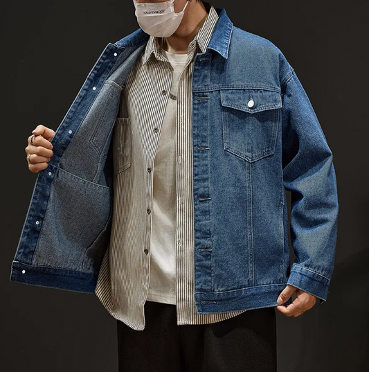 Classic Men's Denim Jacket Pi-Mart