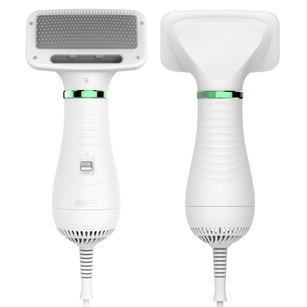 2-in-1 Pet Grooming Dryer and De-shedding Brush LadyShow.Store