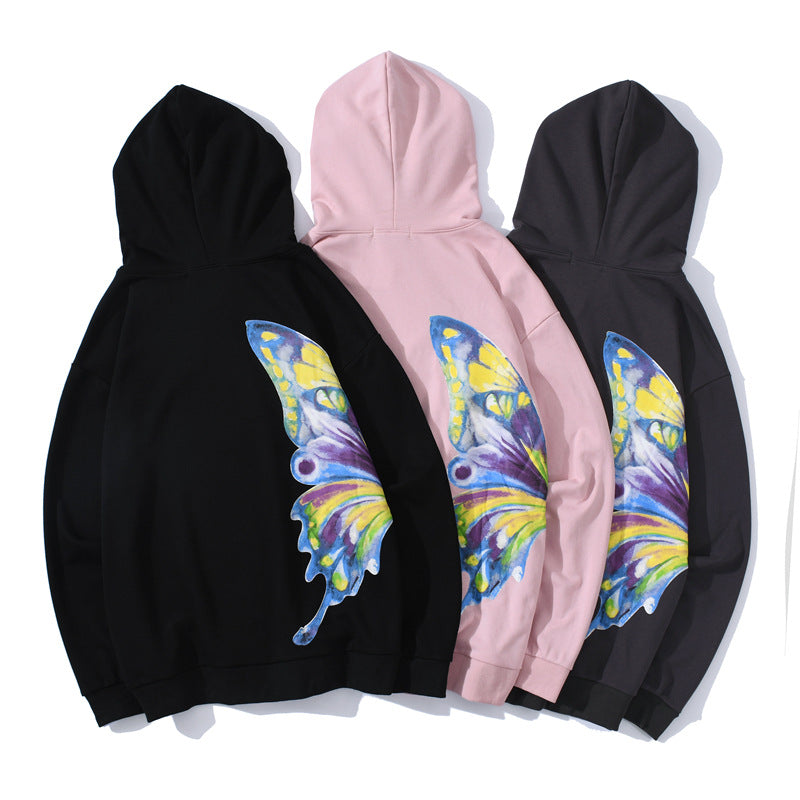 Butterfly print sweatshirt