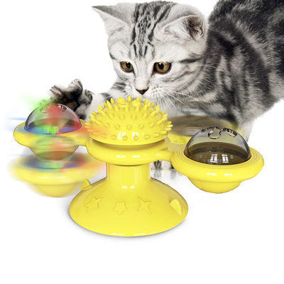 Cat Windmill Toy Pets Fashion