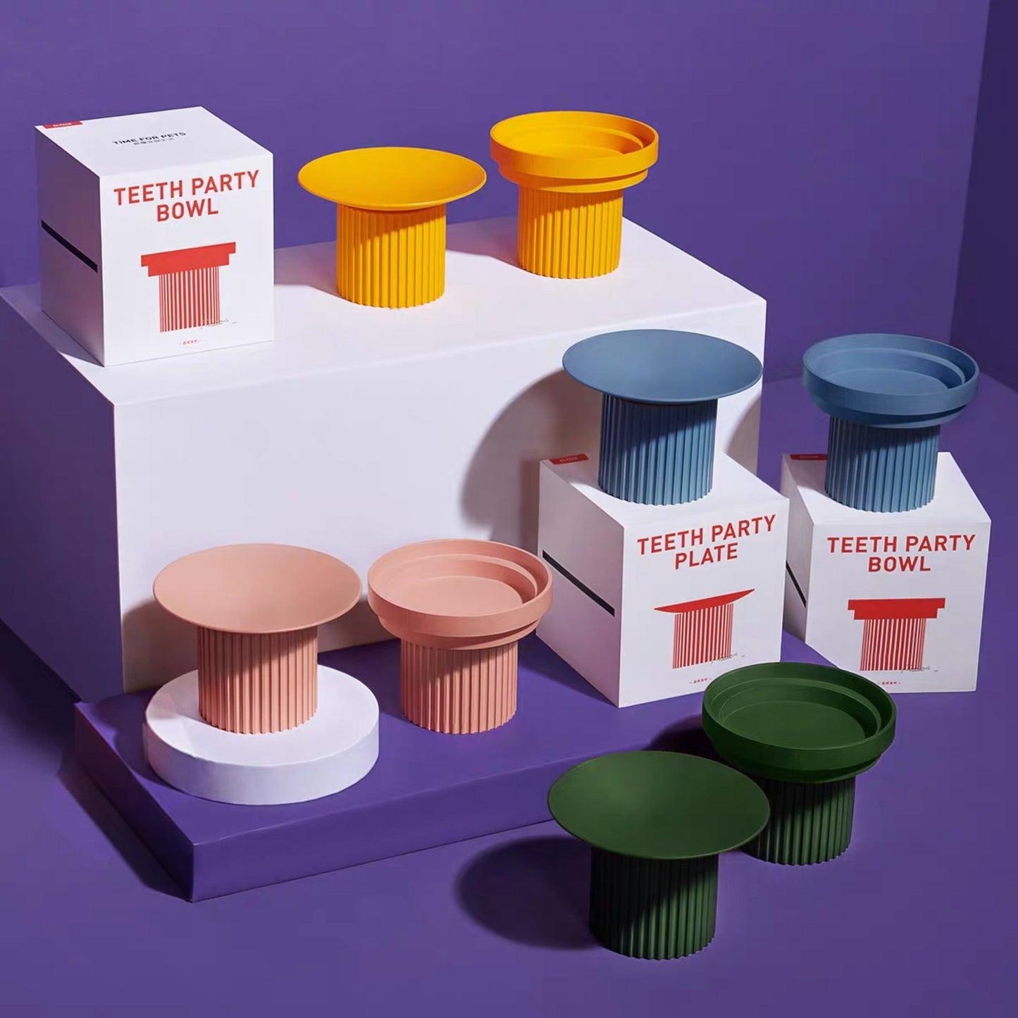 Knock over cat food bowl Pets Fashion