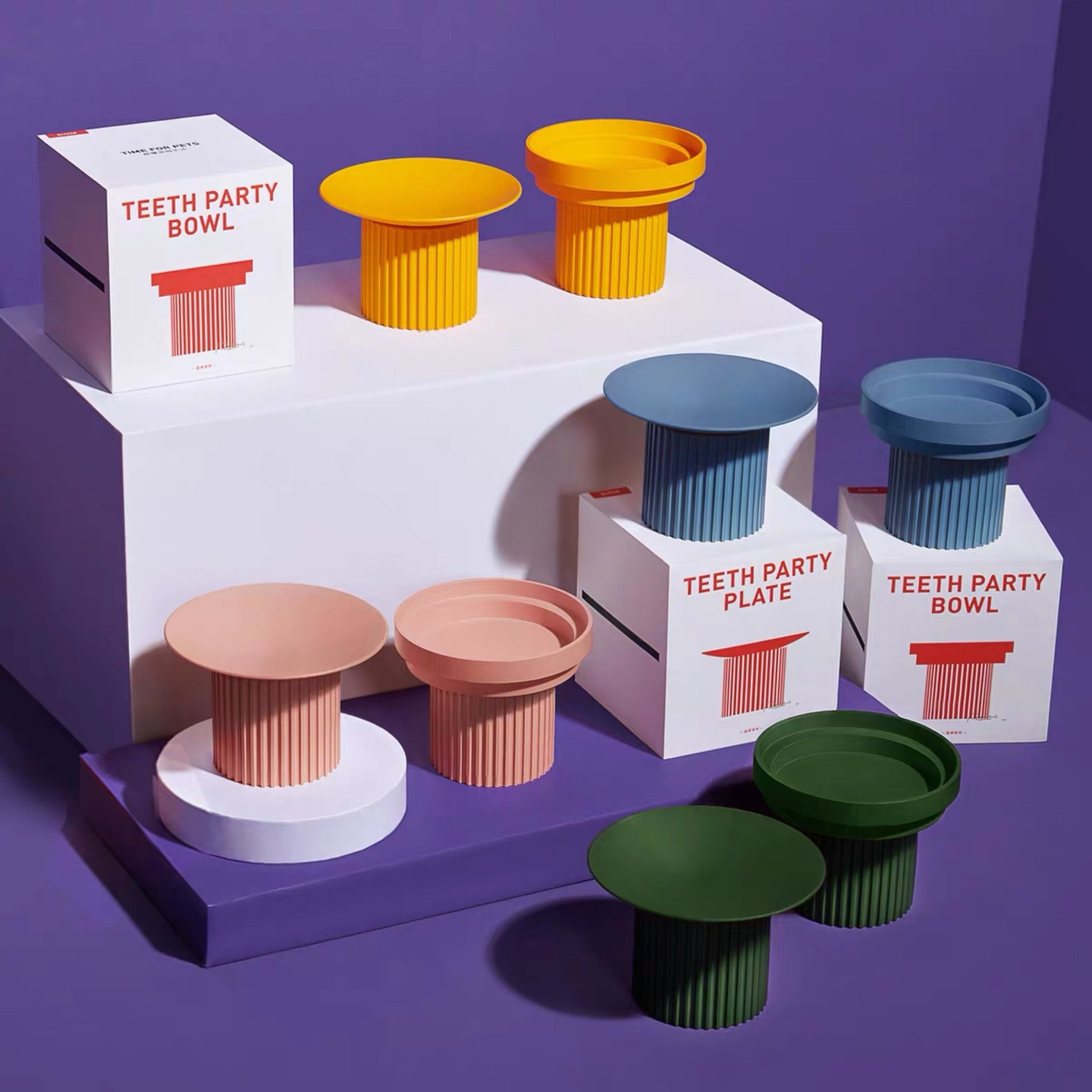 Knock over cat food bowl Pets Fashion