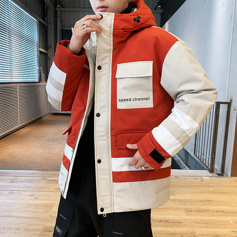 Thick And Warm Cotton-Padded Jacket, Casual Wide And Short Cotton Jacket
