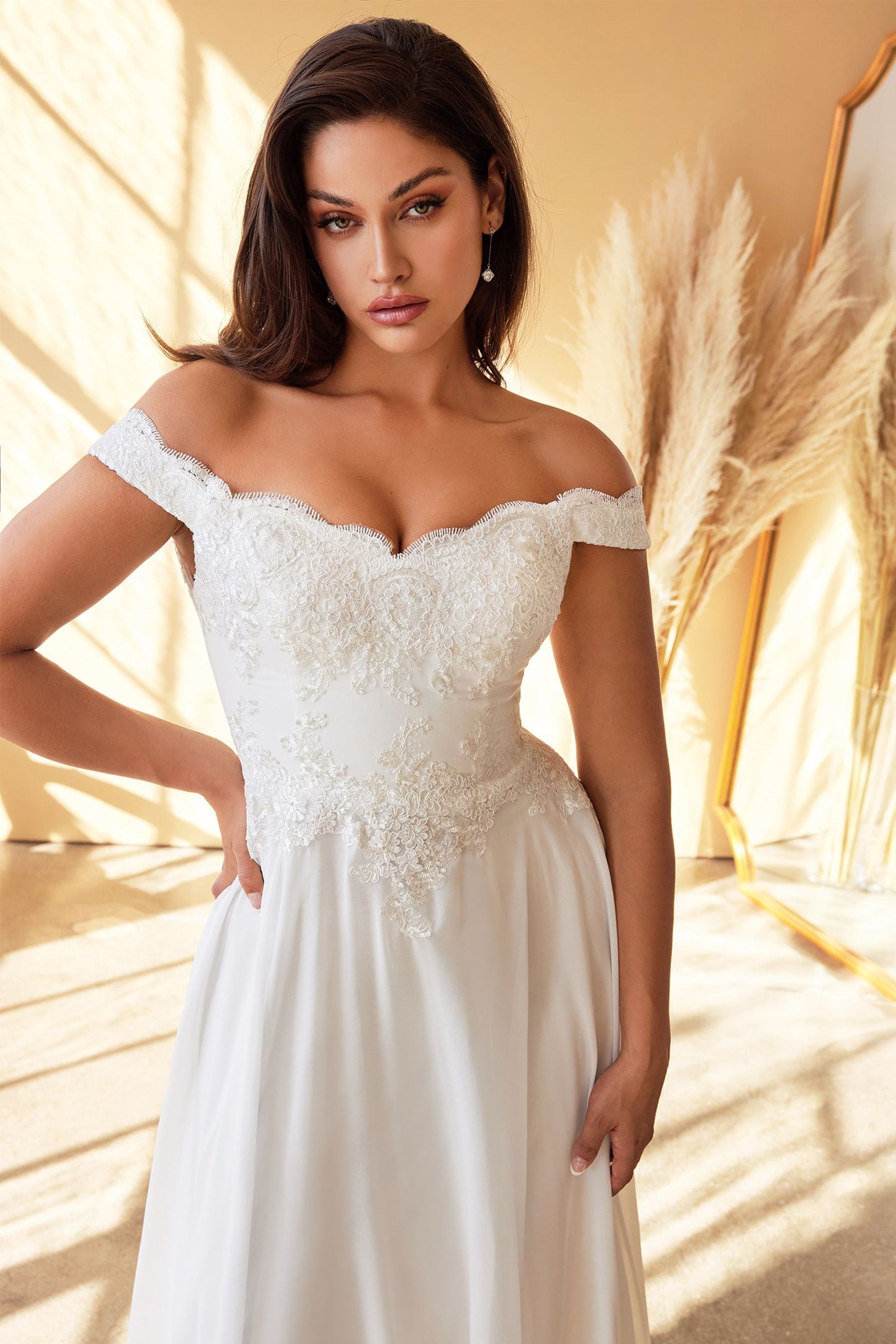 Lacelet Off The Shoulder Bridal Gown LuxuryLifeWay Online Store