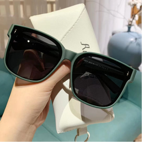 Summer Driving Sun Protection Polarized Light One Mirror Dual Use Anti Glare Trendy Sunglasses CJD