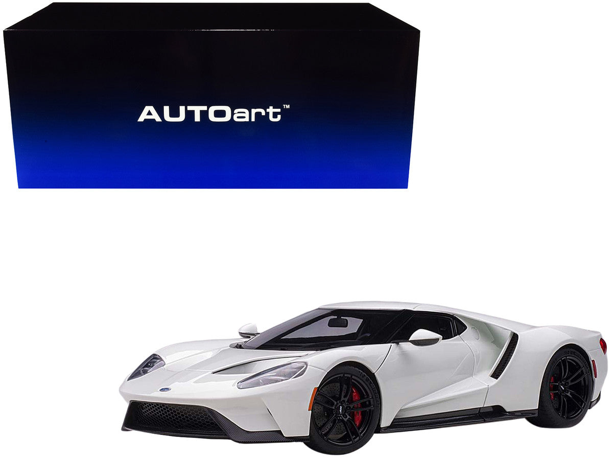 2017 Ford GT Frozen White 1/18 Model Car by Autoart LuxuryLifeWay Online Store