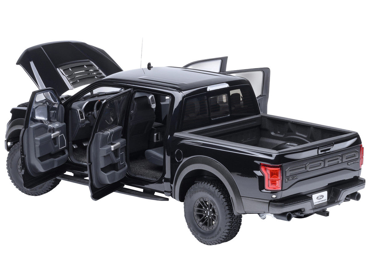 2019 Ford F-150 Raptor Pickup Truck Agate Black 1/18 Model Car by Autoart LuxuryLifeWay Online Store