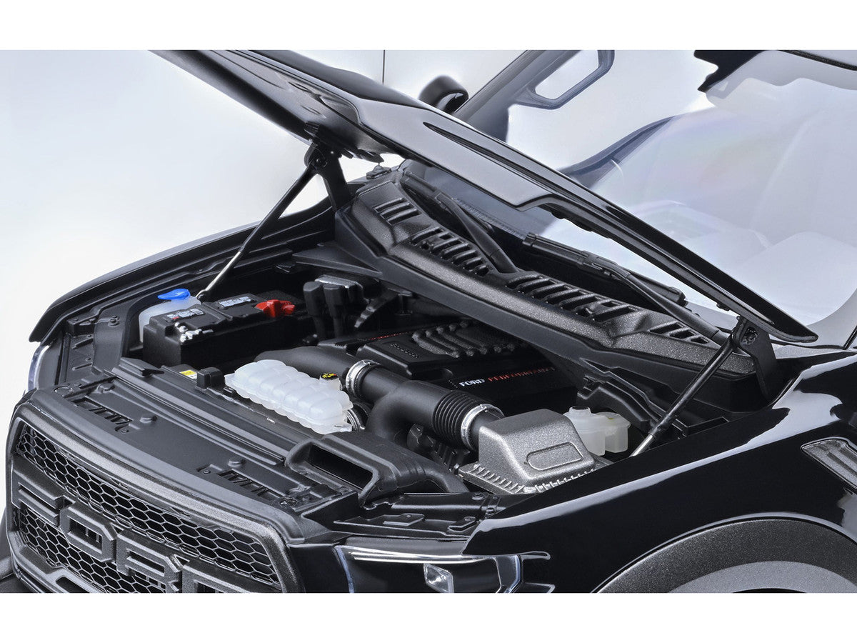 2019 Ford F-150 Raptor Pickup Truck Agate Black 1/18 Model Car by Autoart LuxuryLifeWay Online Store