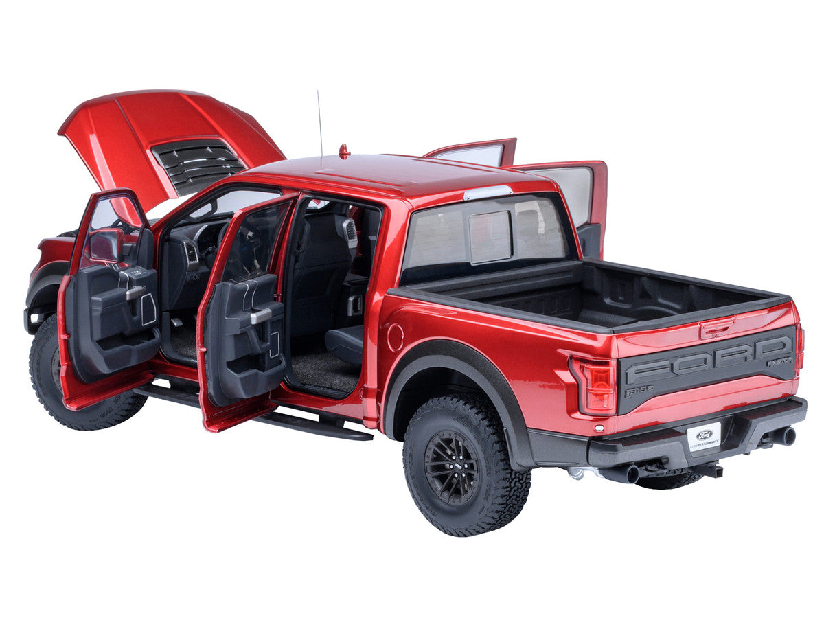 2019 Ford F-150 Raptor Pickup Truck Ruby Red Metallic 1/18 Model Car by Autoart LuxuryLifeWay Online Store