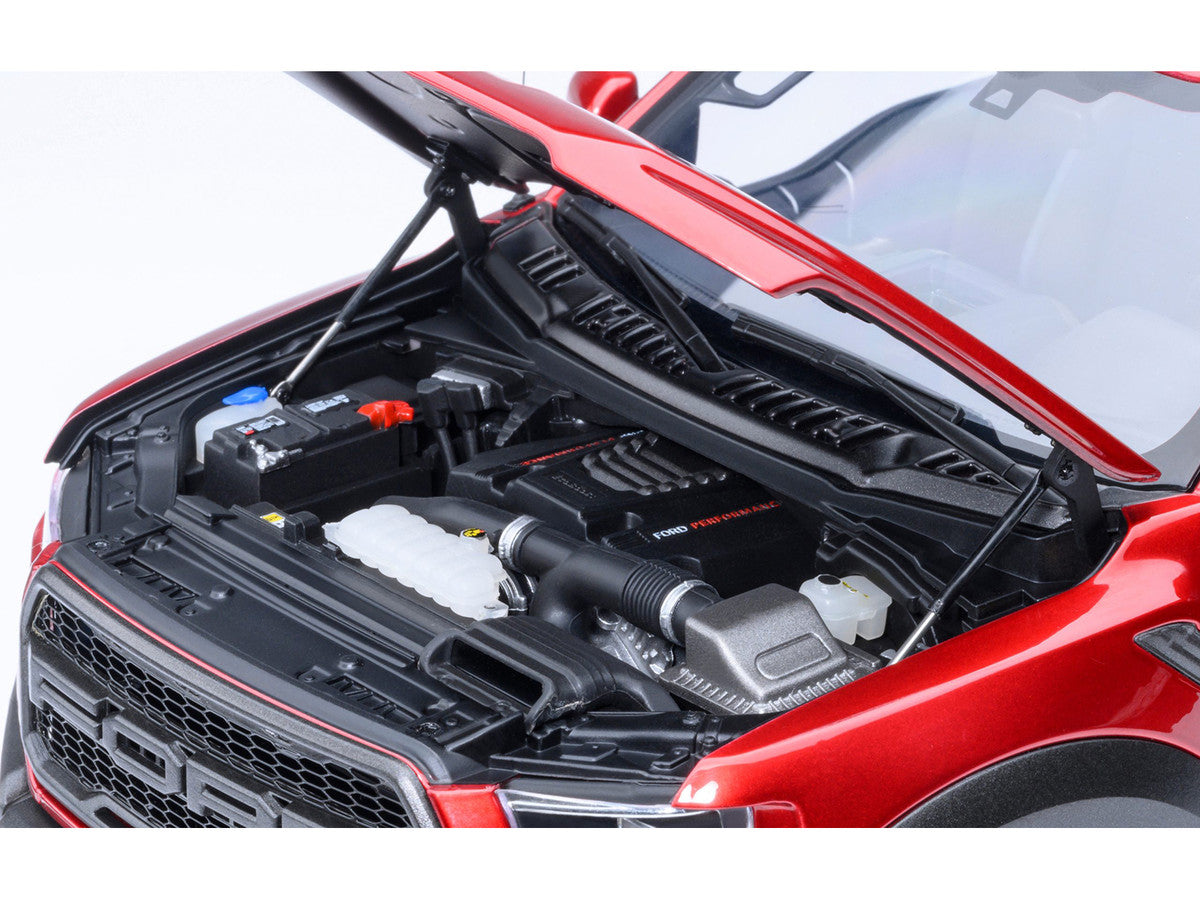 2019 Ford F-150 Raptor Pickup Truck Ruby Red Metallic 1/18 Model Car by Autoart LuxuryLifeWay Online Store