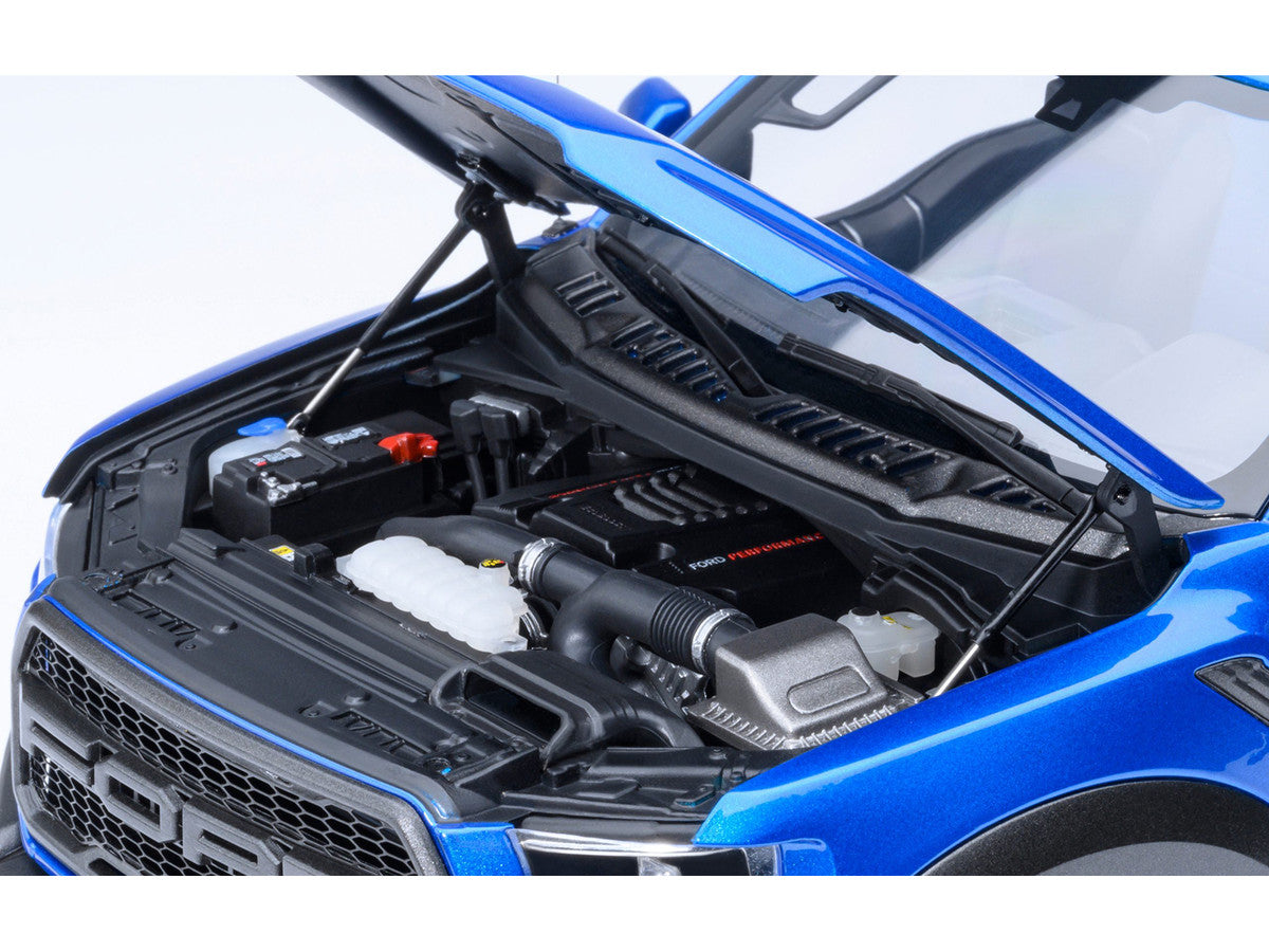 2019 Ford F-150 Raptor Pickup Truck Velocity Blue 1/18 Model Car by Autoart LuxuryLifeWay Online Store