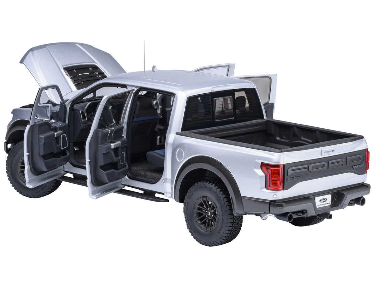 2019 Ford F-150 Raptor Pickup Truck Ingot Silver 1/18 Model Car by Autoart LuxuryLifeWay Online Store