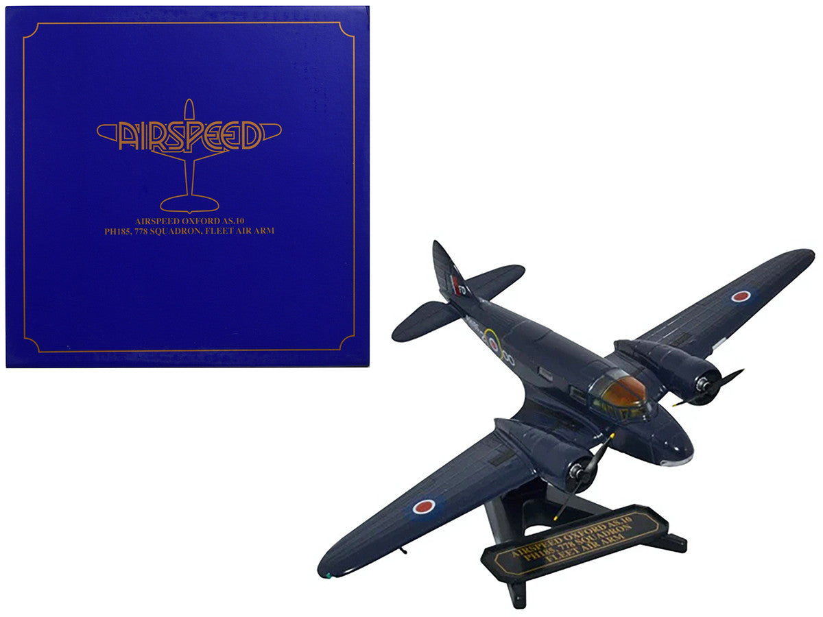 Airspeed AS.10 Oxford Aircraft "PH185 778 Squadron Fleet Air Arm" Royal Air Force "Oxford Aviation" Series 1/72 Diecast Model Airplane by Oxford Diecast LuxuryLifeWay Online Store